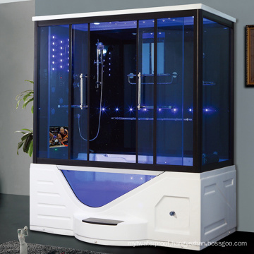 Big Size with TV Luxury Whirlpool Hydromassage Steam Shower Cabin